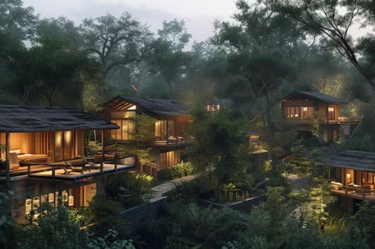 Luxury Tree Houses with Modern Amenities