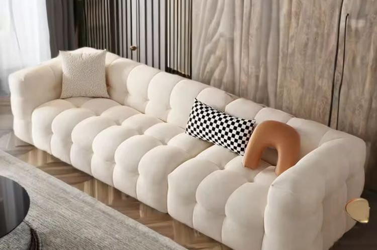 Tufted Sofas for Textural Depth