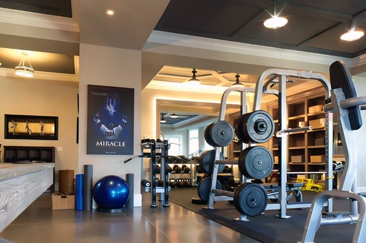 Home Gyms with Modern Equipment