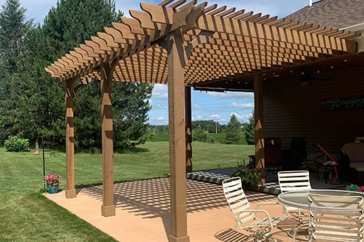 Build a Simple Pergola with Reclaimed Wood