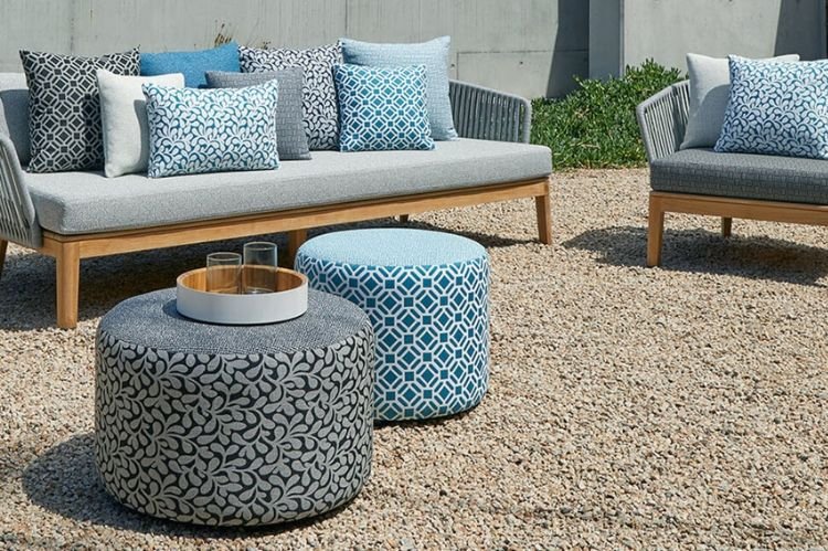 DIY Outdoor Cushions with Weatherproof Fabric