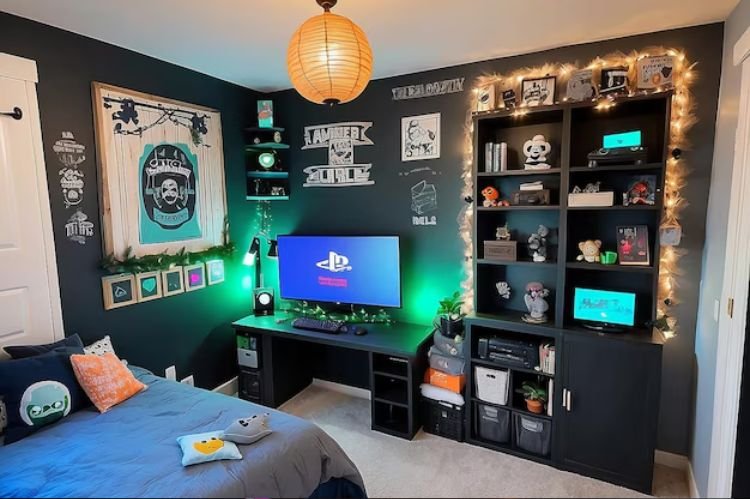 DIY Gaming Room Decor and Furniture