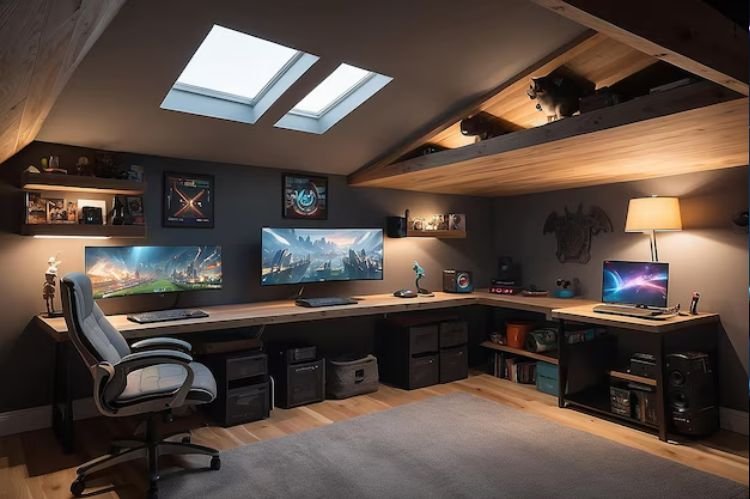 Attic Makeover: The Perfect Hideaway for Gaming