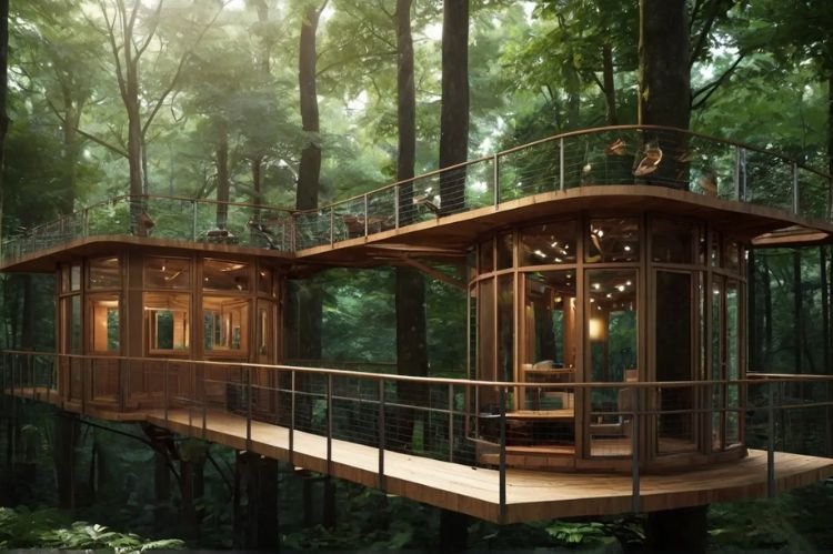 Combining Tiny House and Tree House Concepts