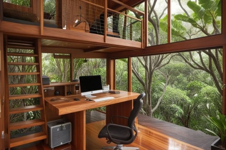 Tree House as an Office or Study Space