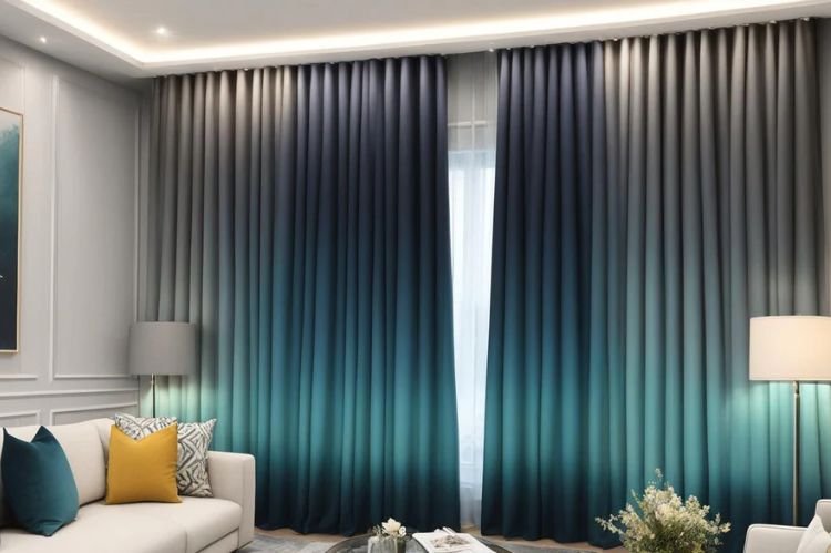 Ombre Curtains for an Artistic Gradient