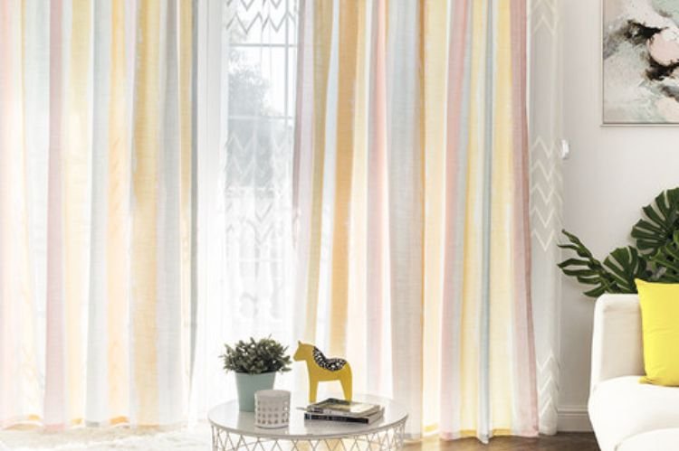 Striped Curtains for Visual Playfulness