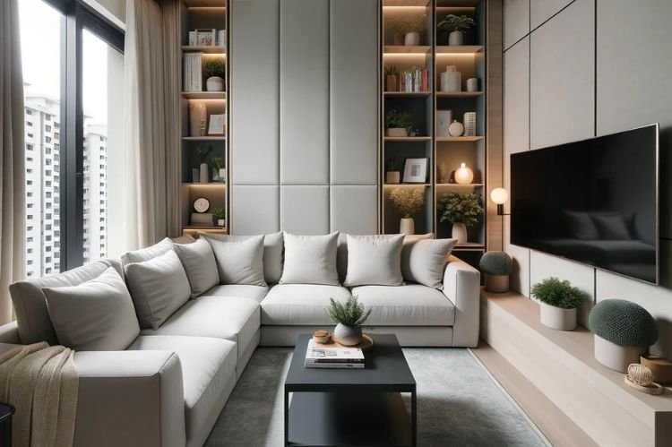 L-Shaped Sectionals for Spacious Seating