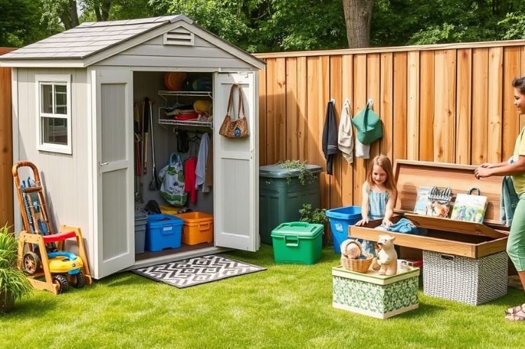 Backyard Storage Ideas for Organization