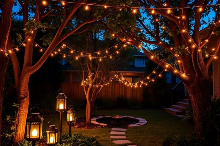 Backyard Lighting Ideas for Ambiance