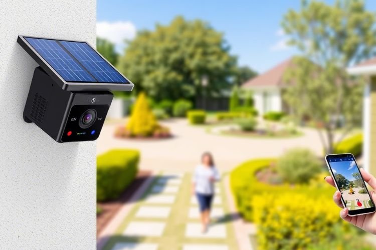 Solar-Powered Cameras with Two-Way Audio